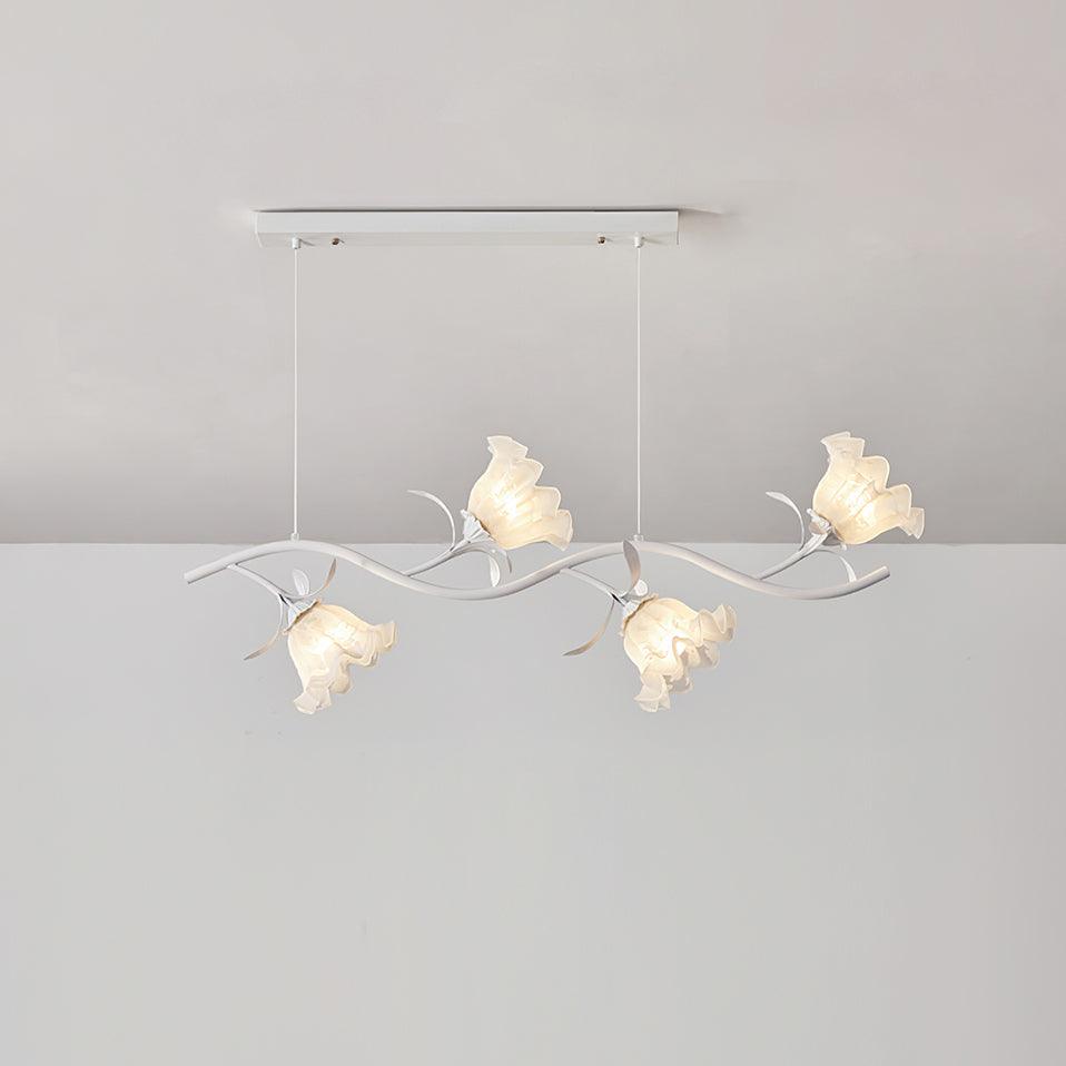 Lustra Chandelier en Verre Floral - Neutralighting