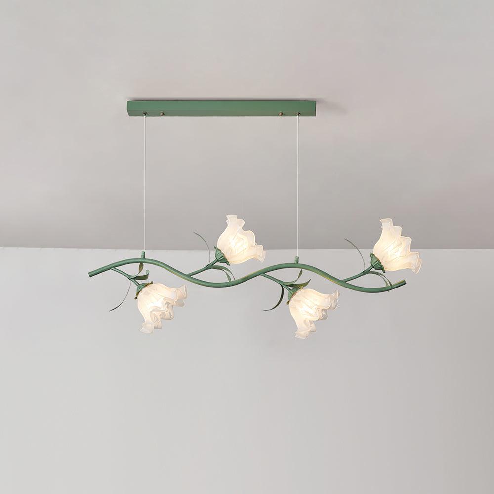 Lustra Chandelier en Verre Floral - Neutralighting