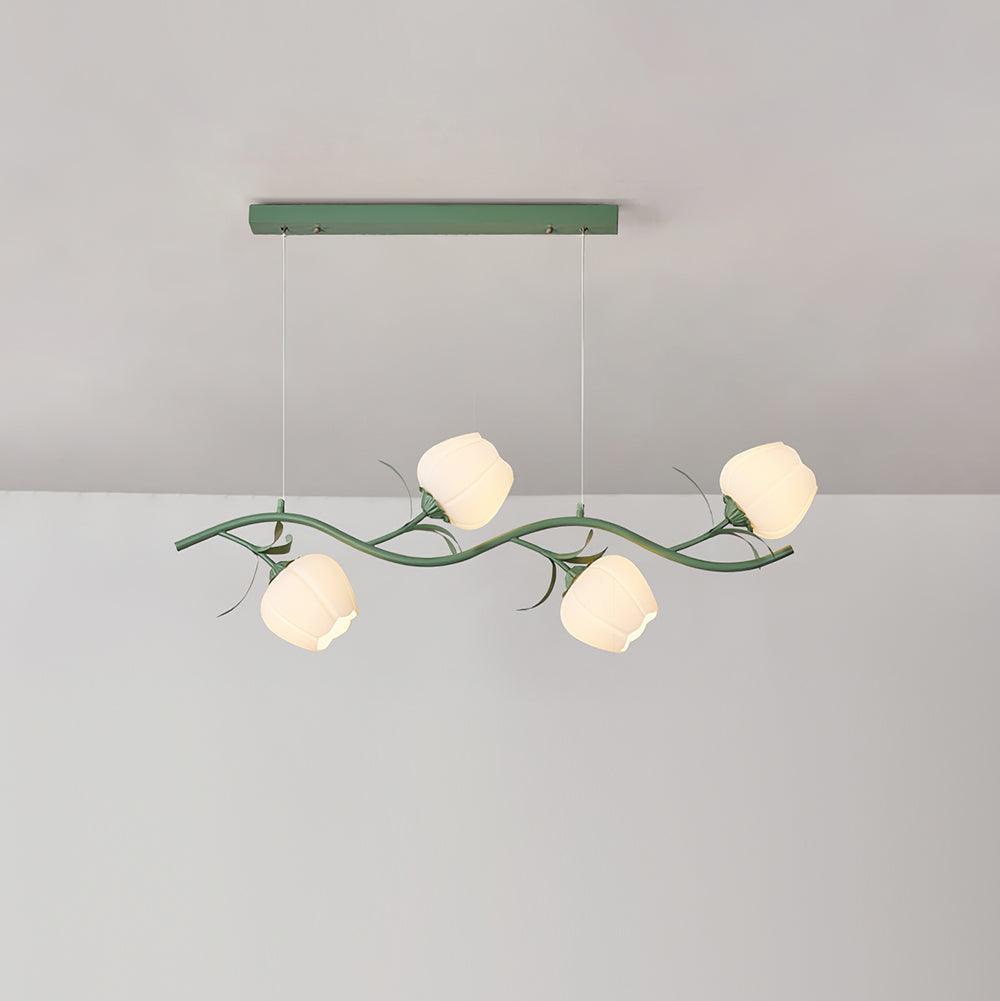 Lustra Chandelier en Verre Floral - Neutralighting