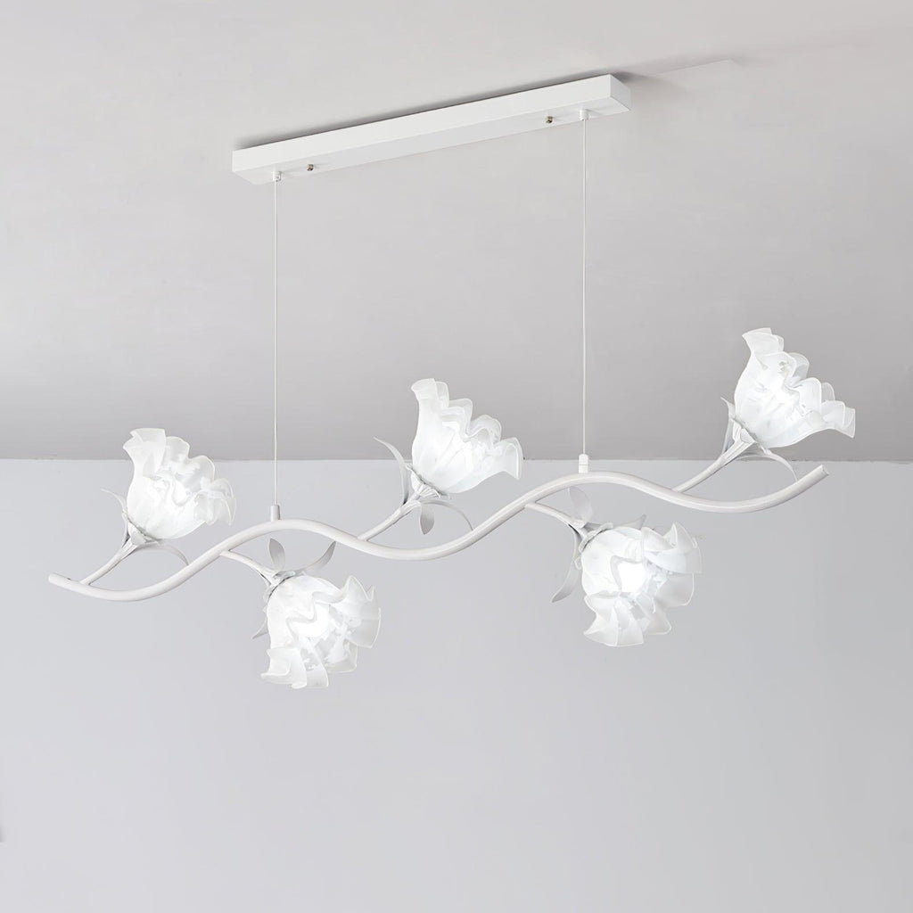 Lustra Chandelier en Verre Floral - Neutralighting