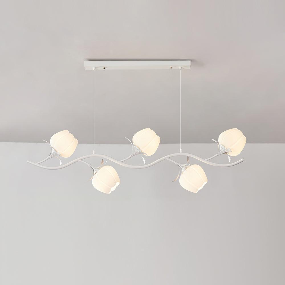 Lustra Chandelier en Verre Floral - Neutralighting