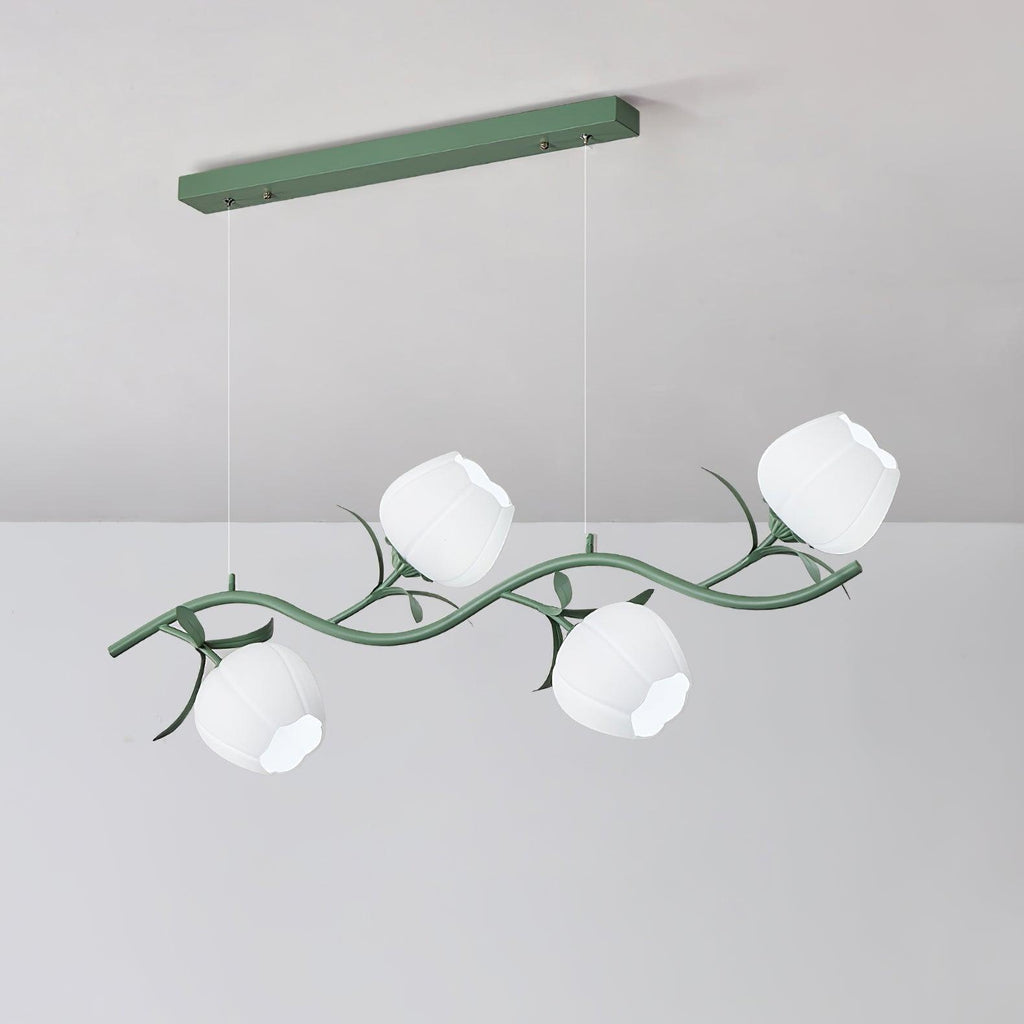 Lustra Chandelier en Verre Floral - Neutralighting