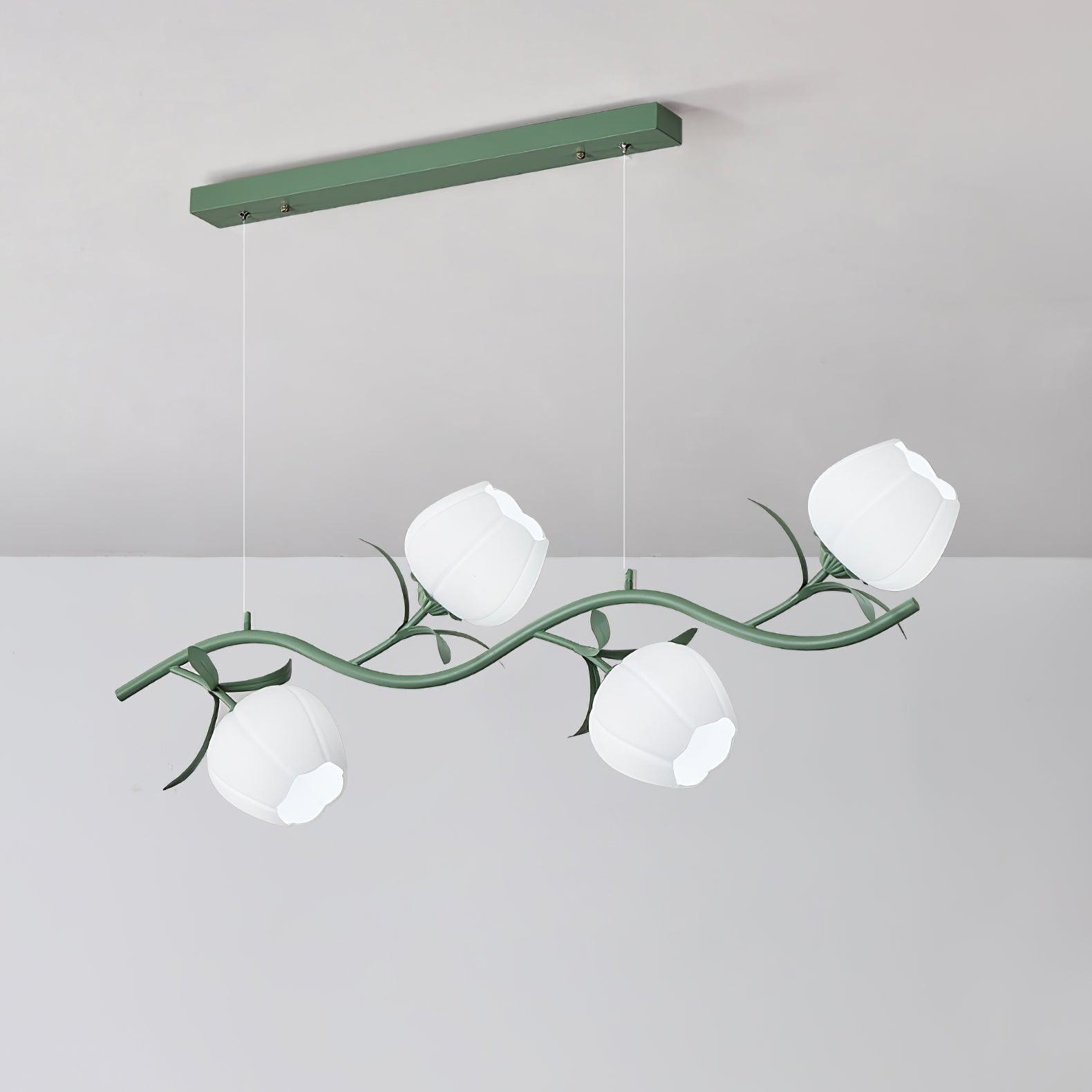 Lustra Chandelier en Verre Floral - Neutralighting