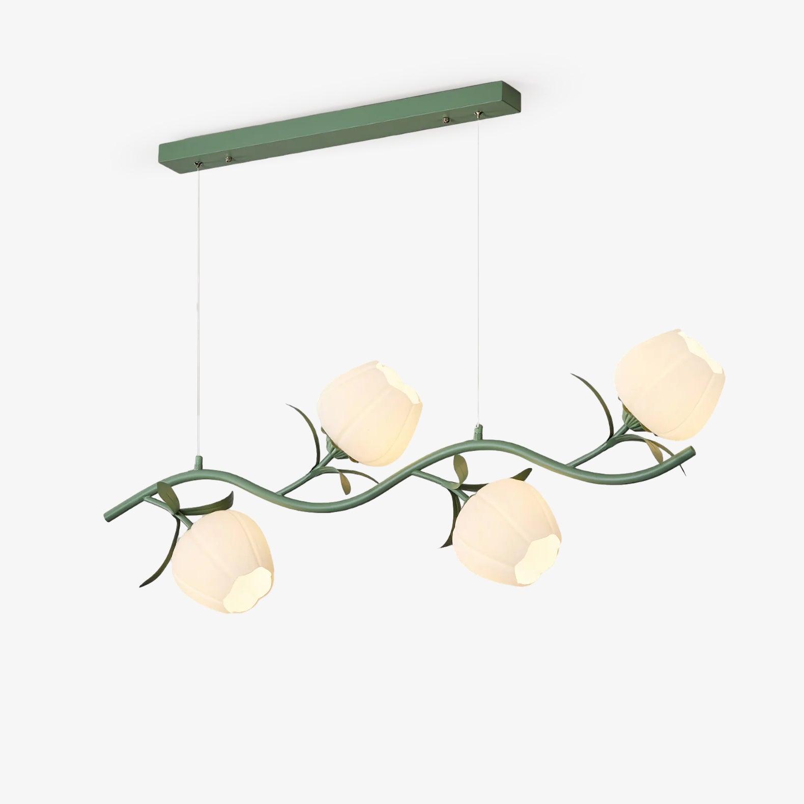 Lustra Chandelier en Verre Floral - Neutralighting