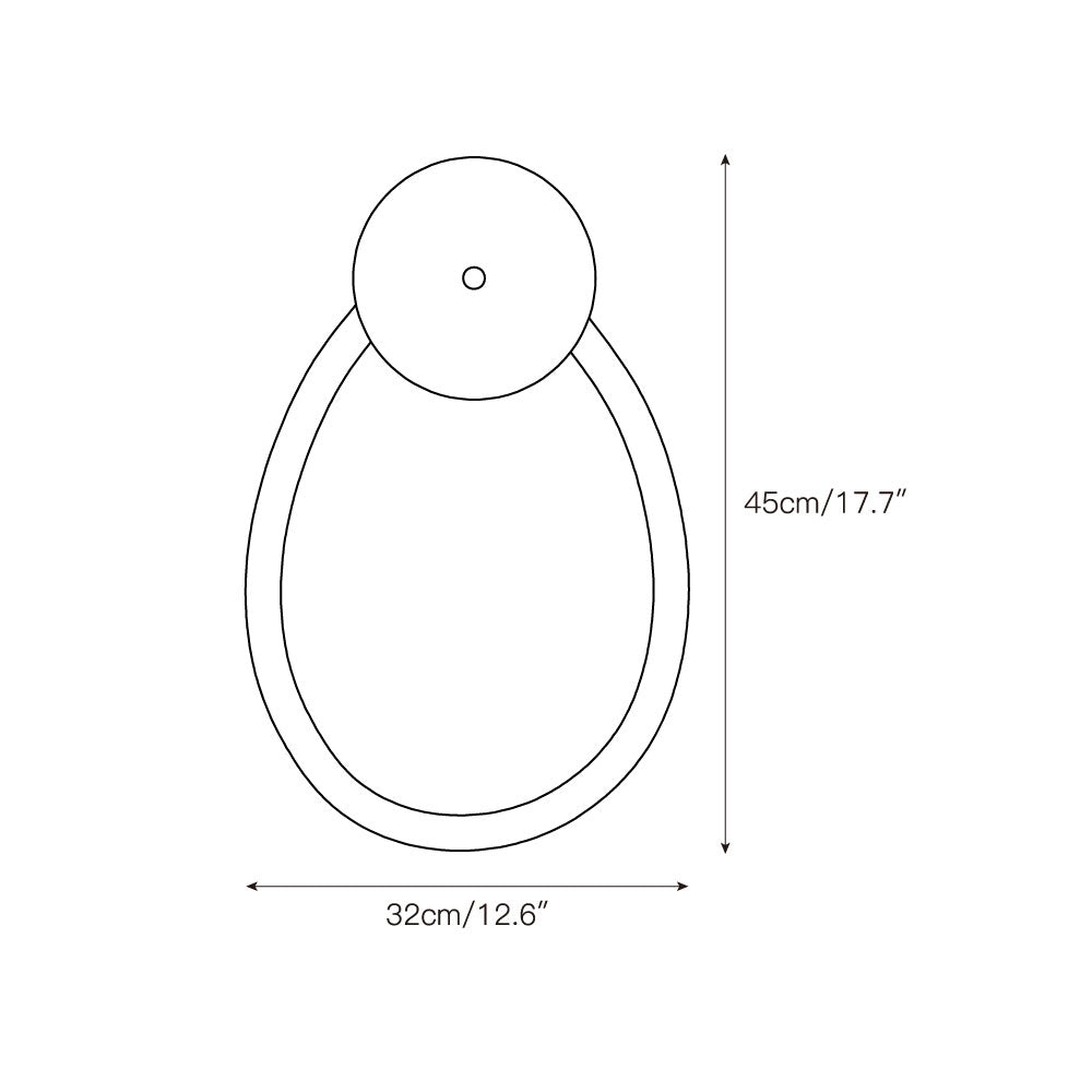 Vavele Applique Murale Minimaliste Moderne Travertin - Neutralighting