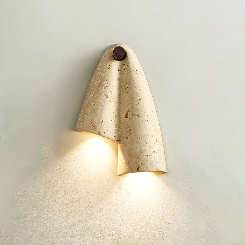Solva Applique Murale Artistique en Travertin - Neutralighting