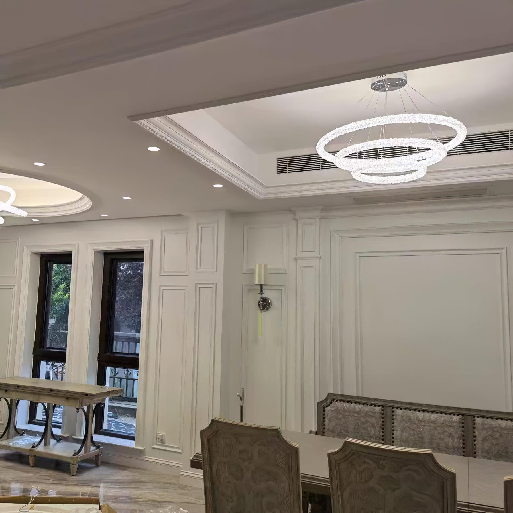 Lustra Chandelier Anneau en Cristal LED - Neutralighting