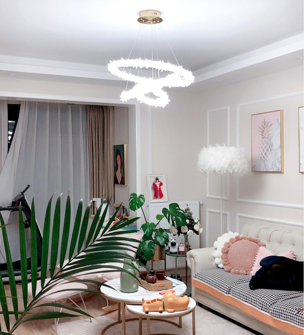Lustra Chandelier Anneau en Cristal LED - Neutralighting