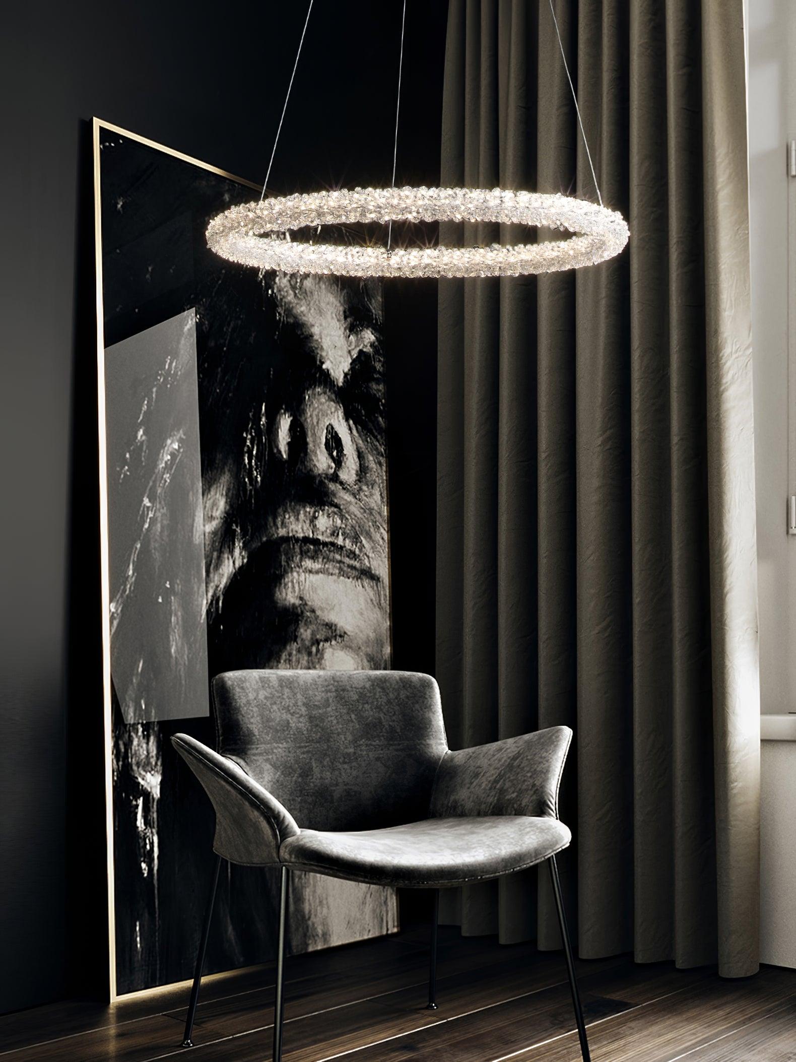 Lustra Chandelier Anneau en Cristal LED - Neutralighting
