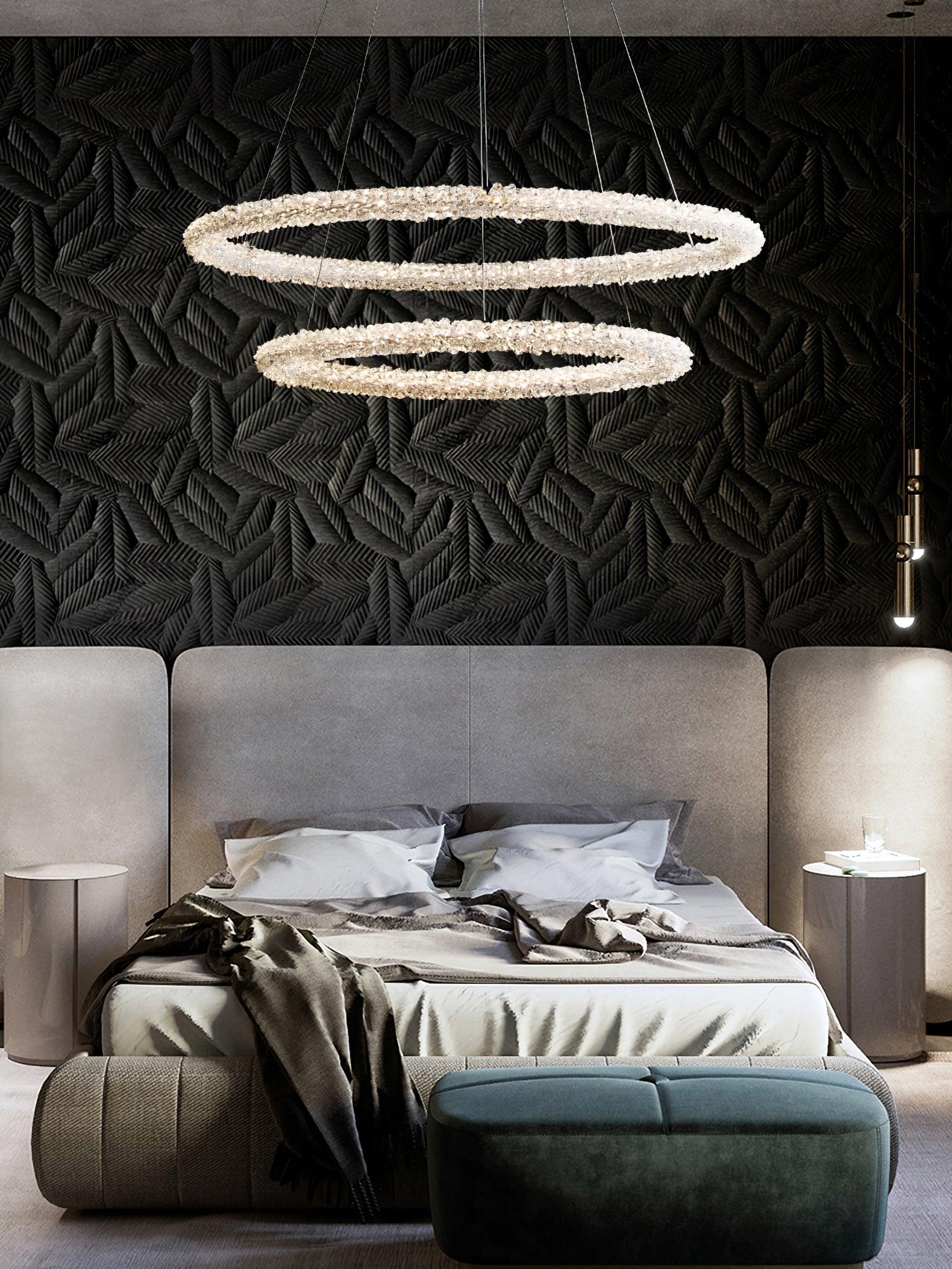 Lustra Chandelier Anneau en Cristal LED - Neutralighting