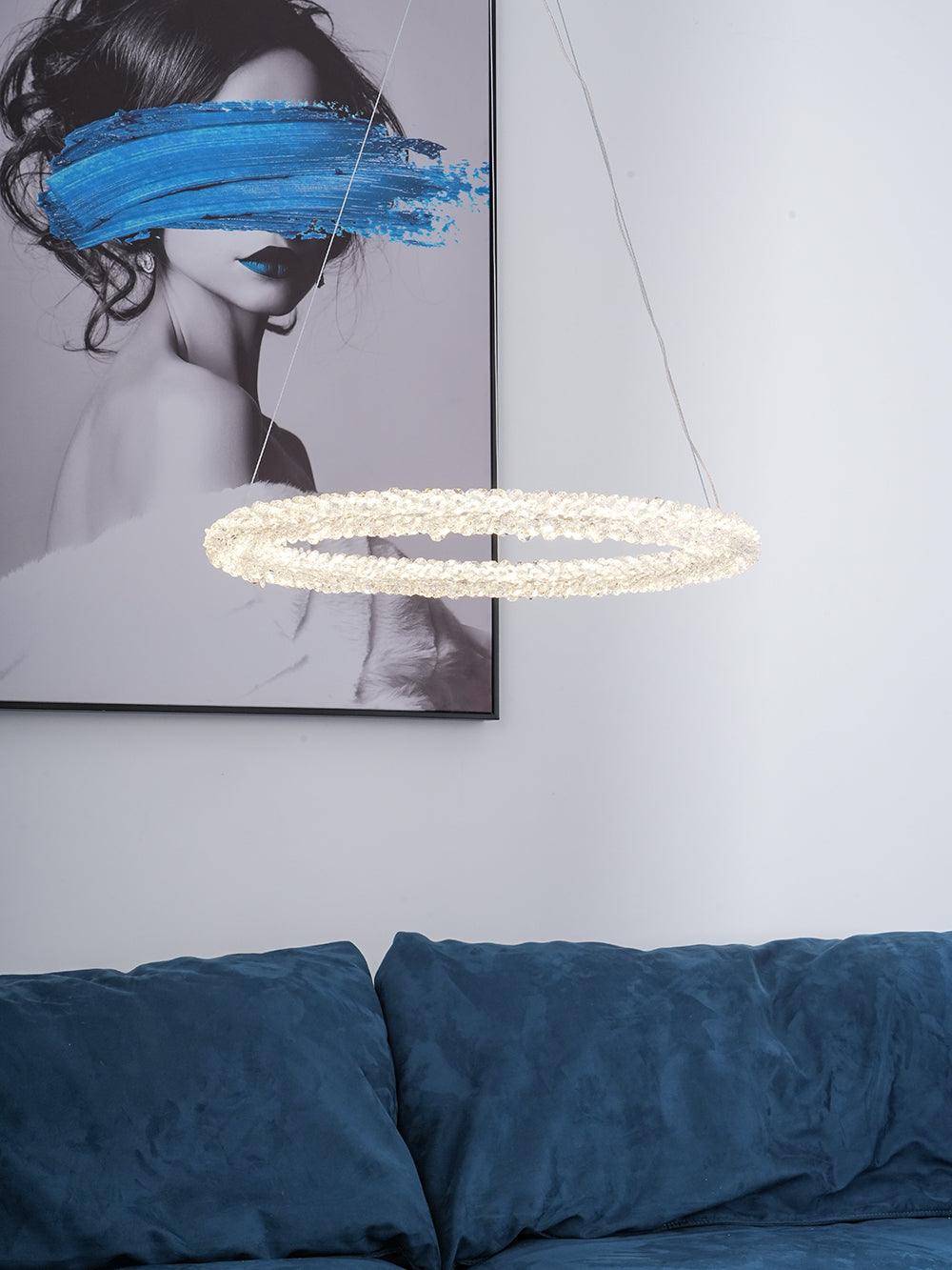 Lustra Chandelier Anneau en Cristal LED - Neutralighting