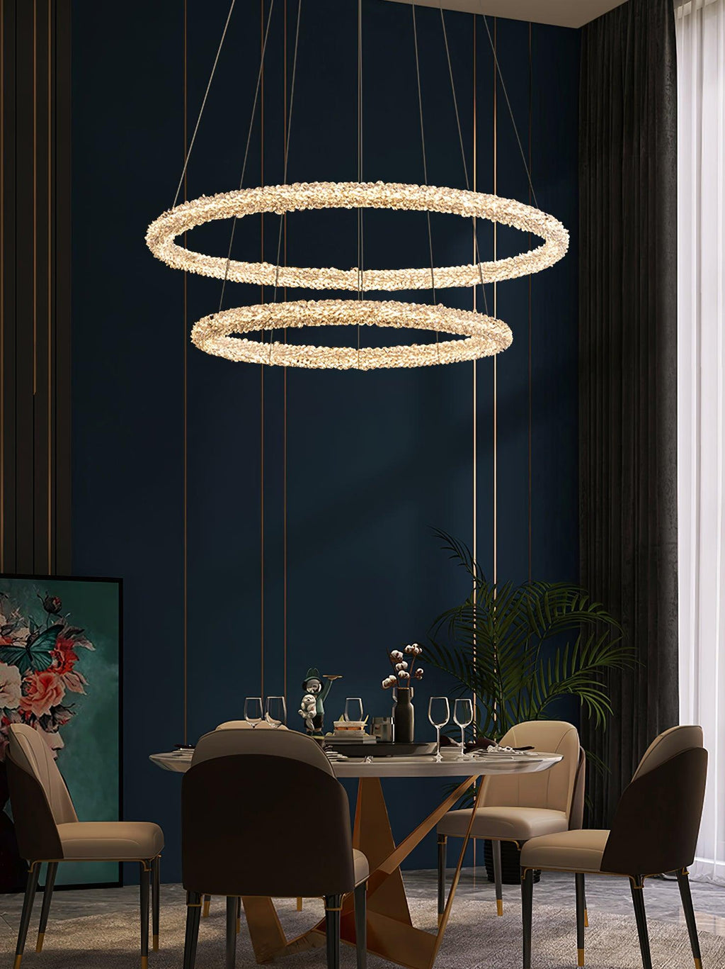 Lustra Chandelier Anneau en Cristal LED - Neutralighting