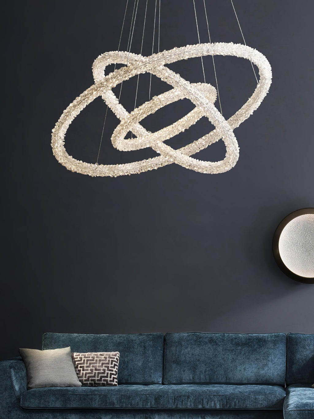 Lustra Chandelier Anneau en Cristal LED - Neutralighting