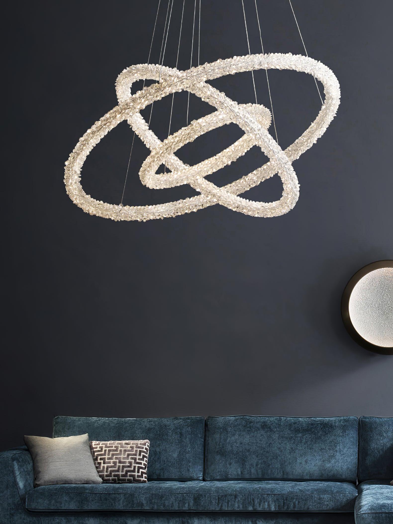 Lustra Chandelier Anneau en Cristal LED - Neutralighting