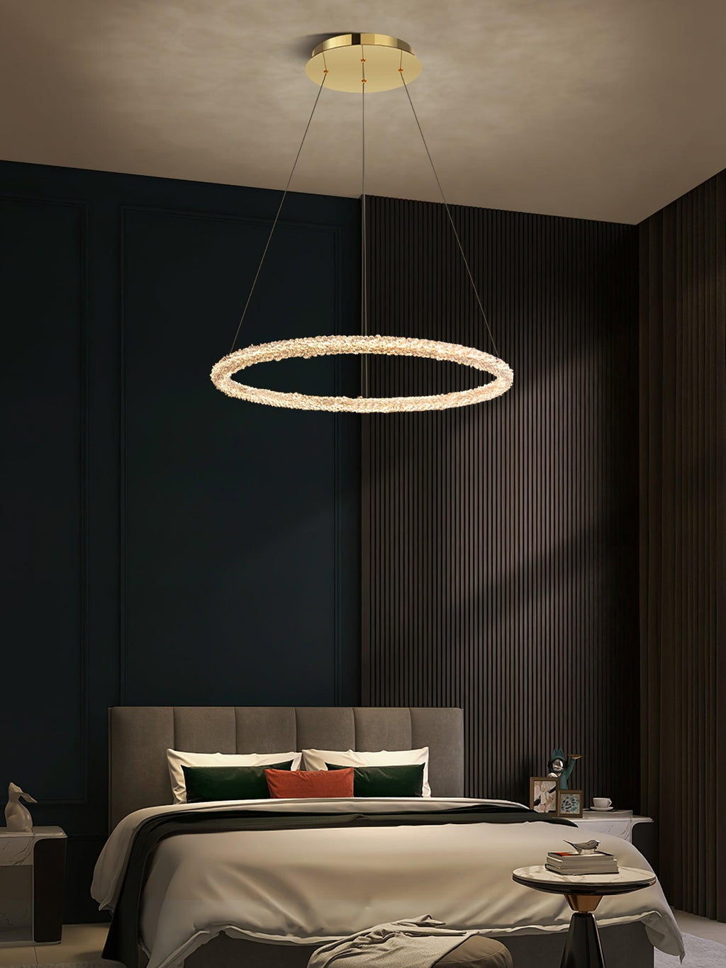 Lustra Chandelier Anneau en Cristal LED - Neutralighting