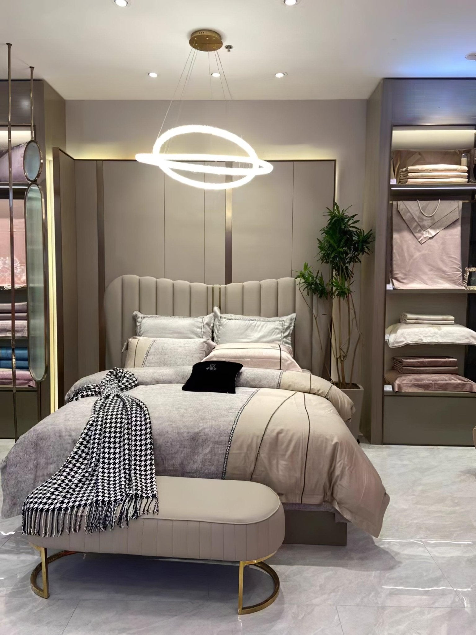 Lustra Chandelier Anneau en Cristal LED - Neutralighting