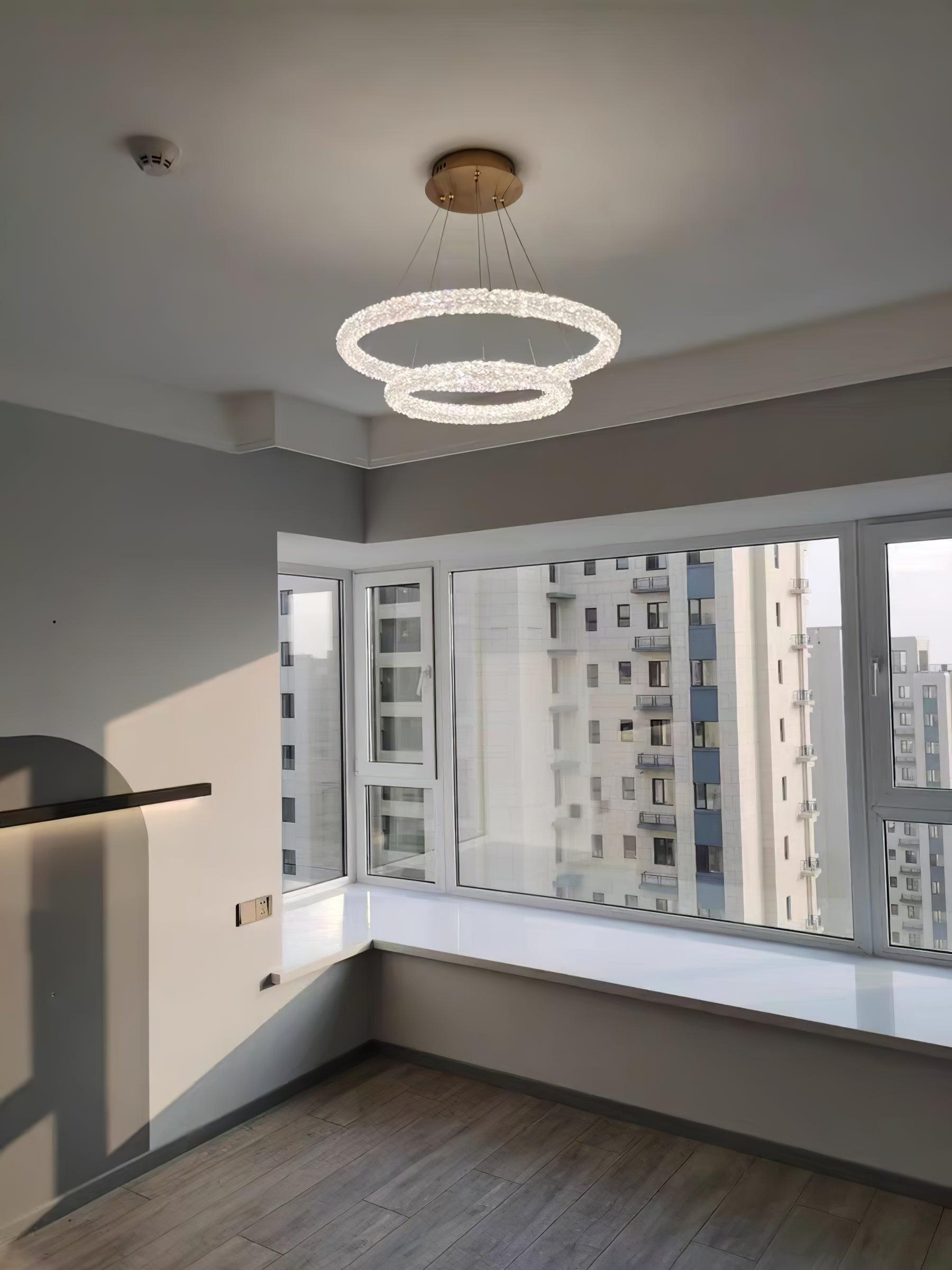 Lustra Chandelier Anneau en Cristal LED - Neutralighting
