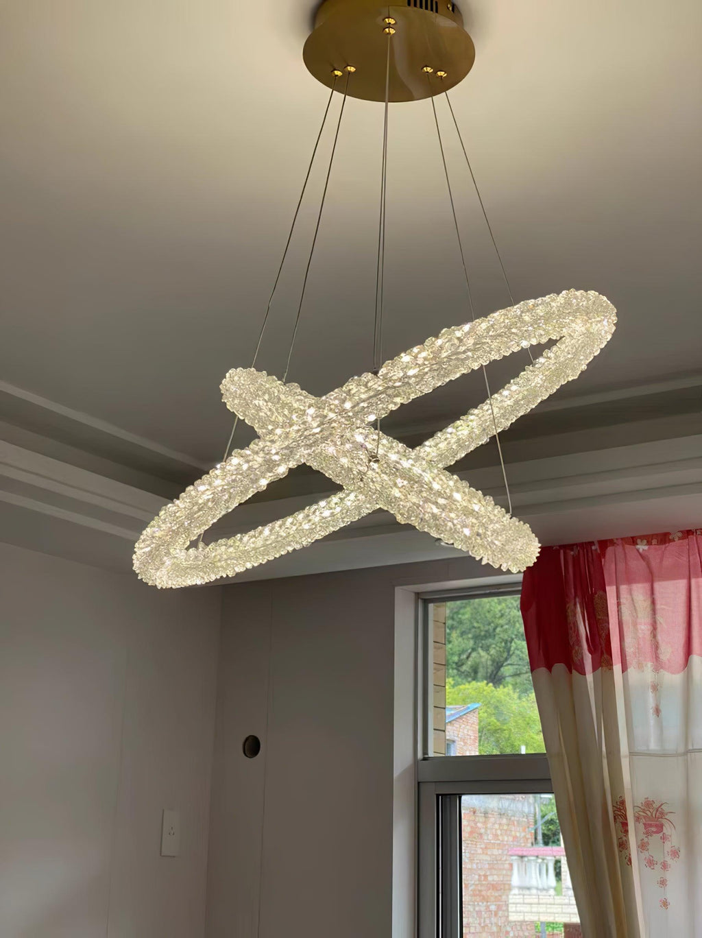 Lustra Chandelier Anneau en Cristal LED - Neutralighting