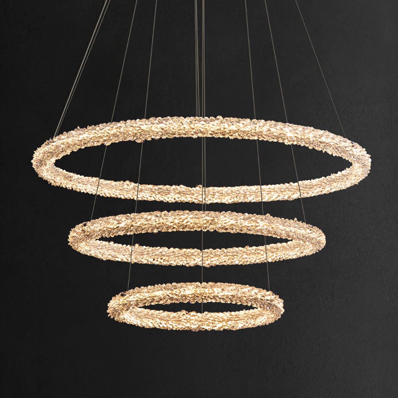 Lustra Chandelier Anneau en Cristal LED - Neutralighting