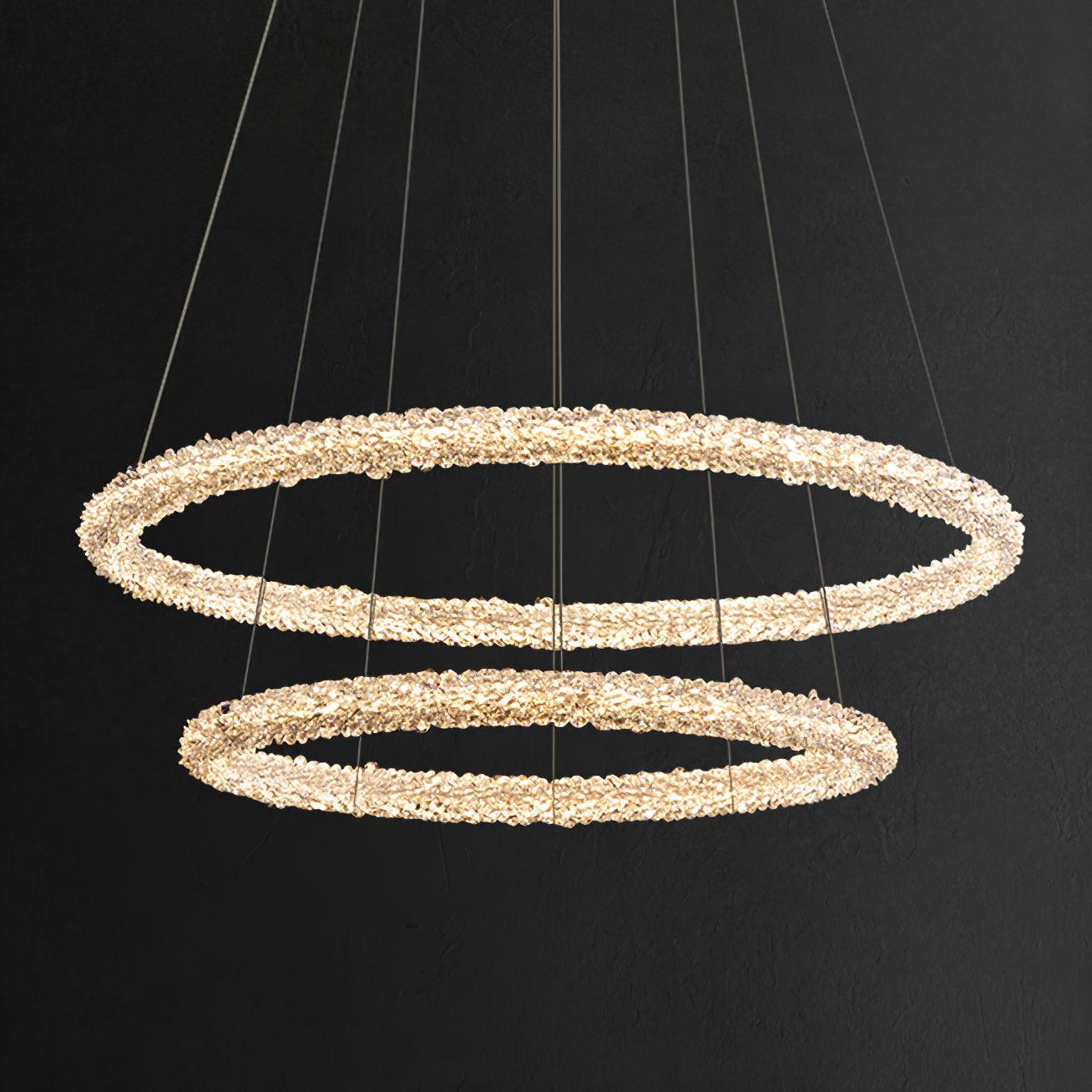 Lustra Chandelier Anneau en Cristal LED - Neutralighting