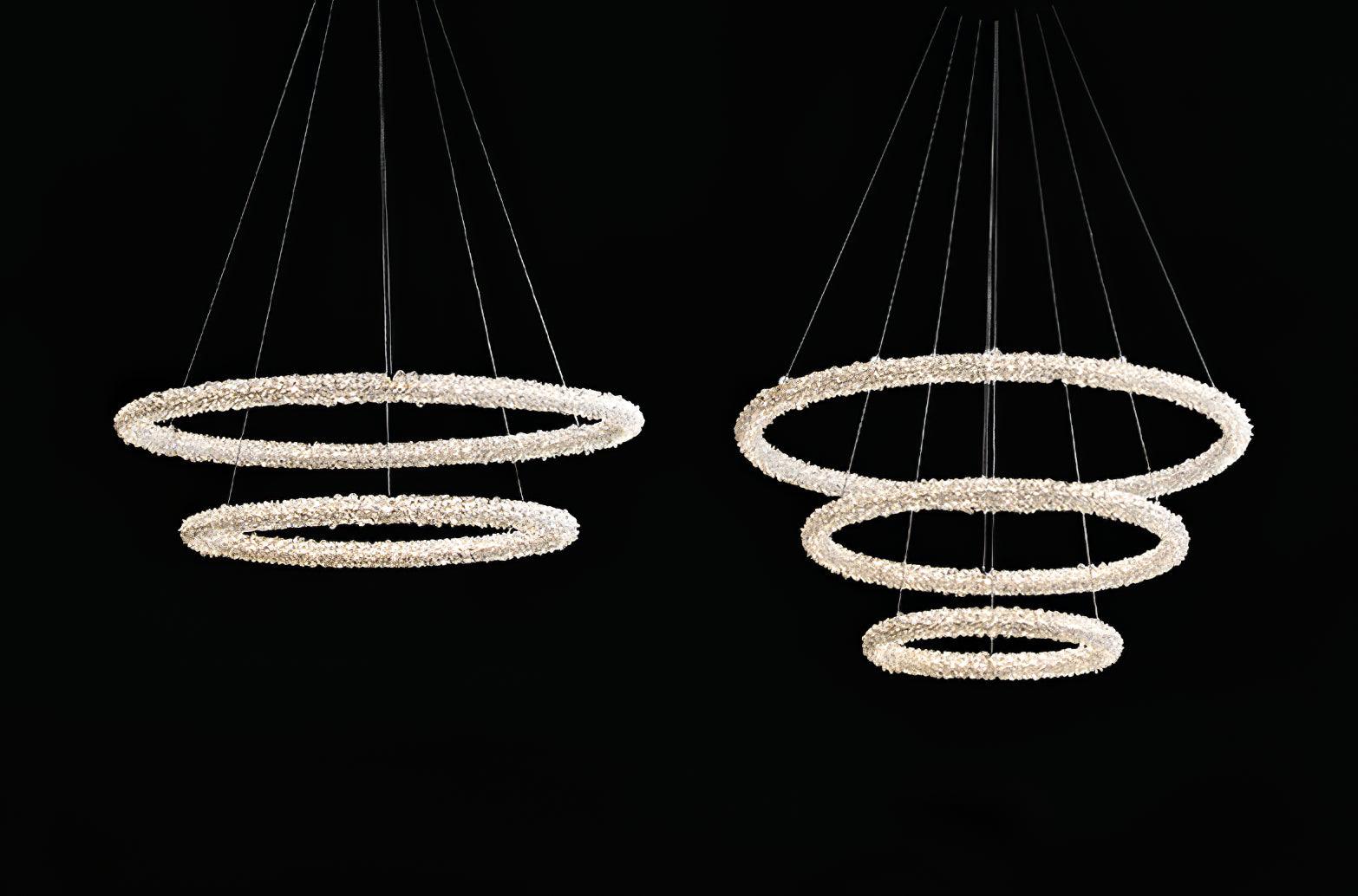 Lustra Chandelier Anneau en Cristal LED - Neutralighting