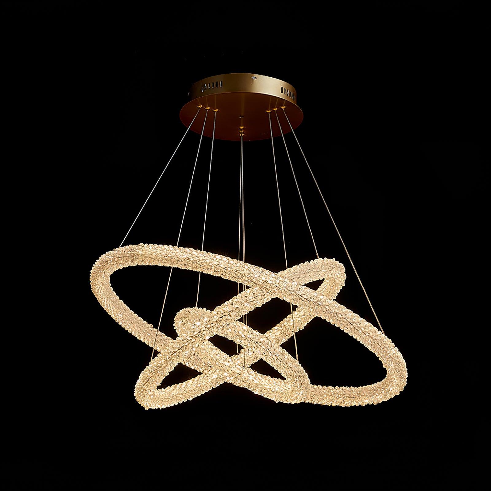 Lustra Chandelier Anneau en Cristal LED - Neutralighting