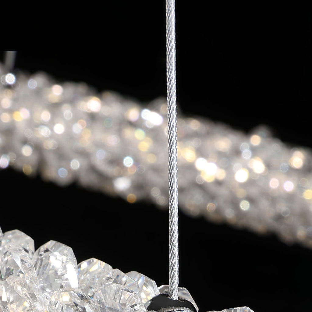Lustra Chandelier Anneau en Cristal LED - Neutralighting