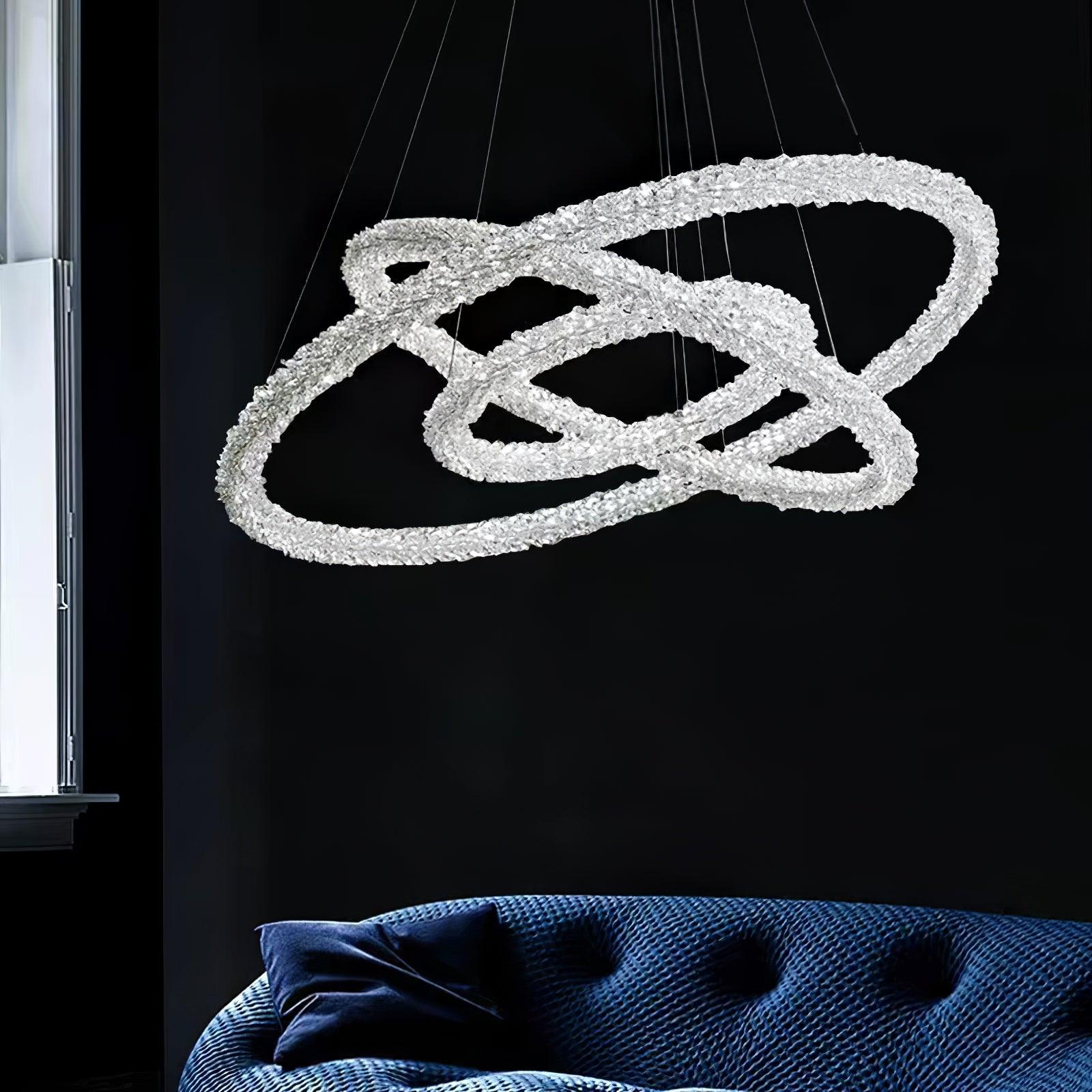 Lustra Chandelier Anneau en Cristal LED - Neutralighting