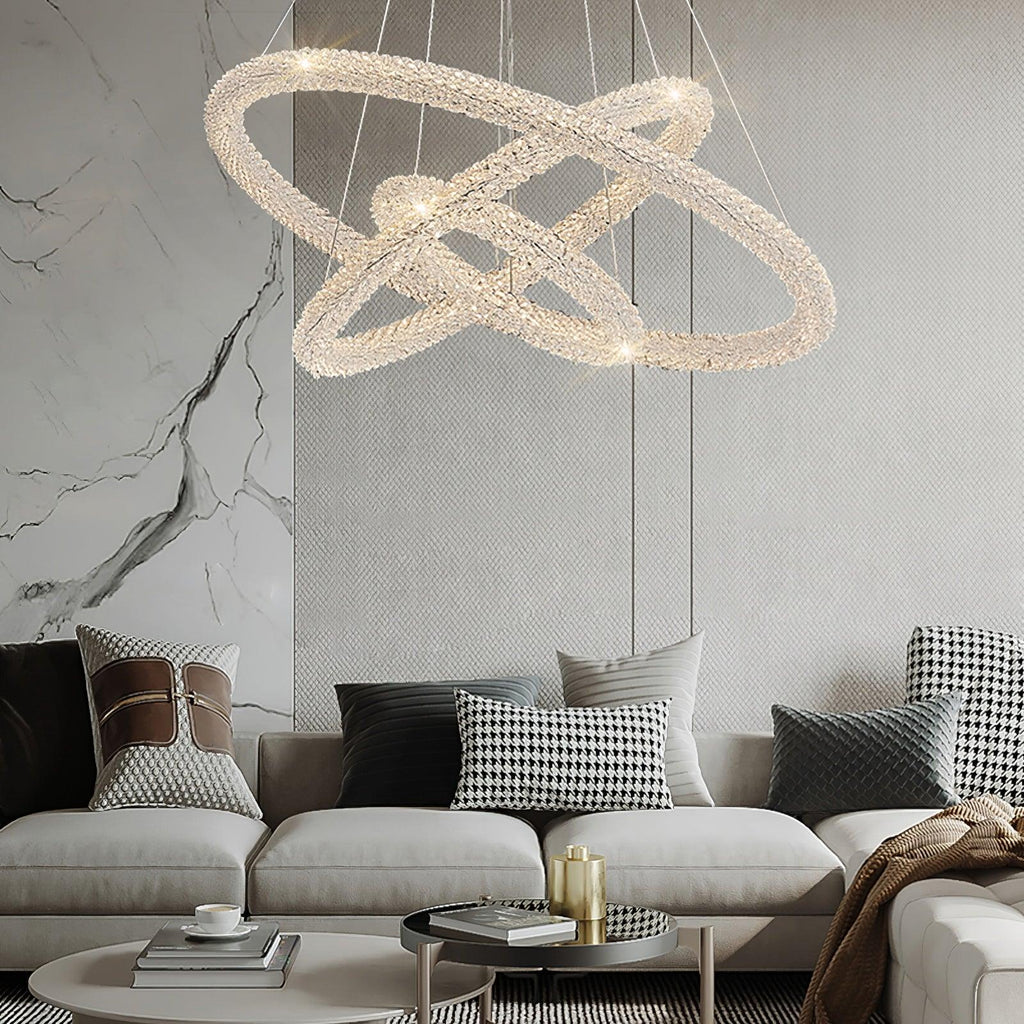 Lustra Chandelier Anneau en Cristal LED - Neutralighting