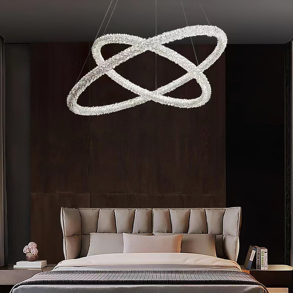 Lustra Chandelier Anneau en Cristal LED - Neutralighting