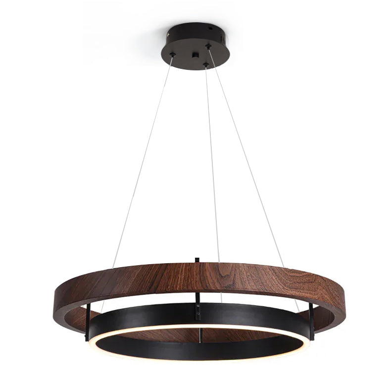 Acorn Lustre Anneau en Bois - Neutralighting