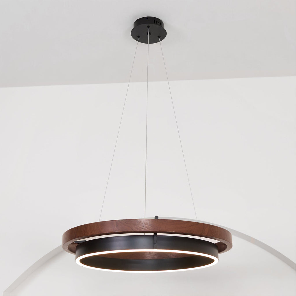 Acorn Lustre Anneau en Bois - Neutralighting