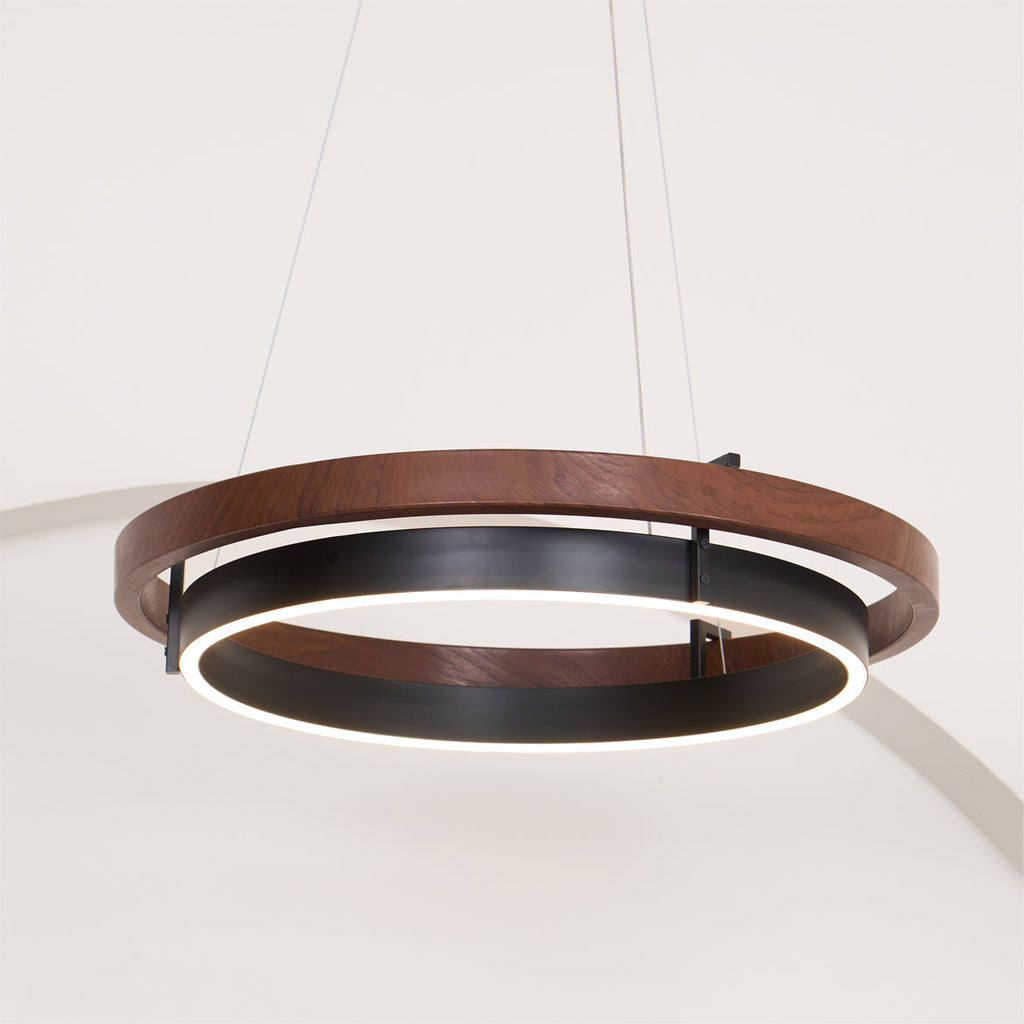 Acorn Lustre Anneau en Bois - Neutralighting
