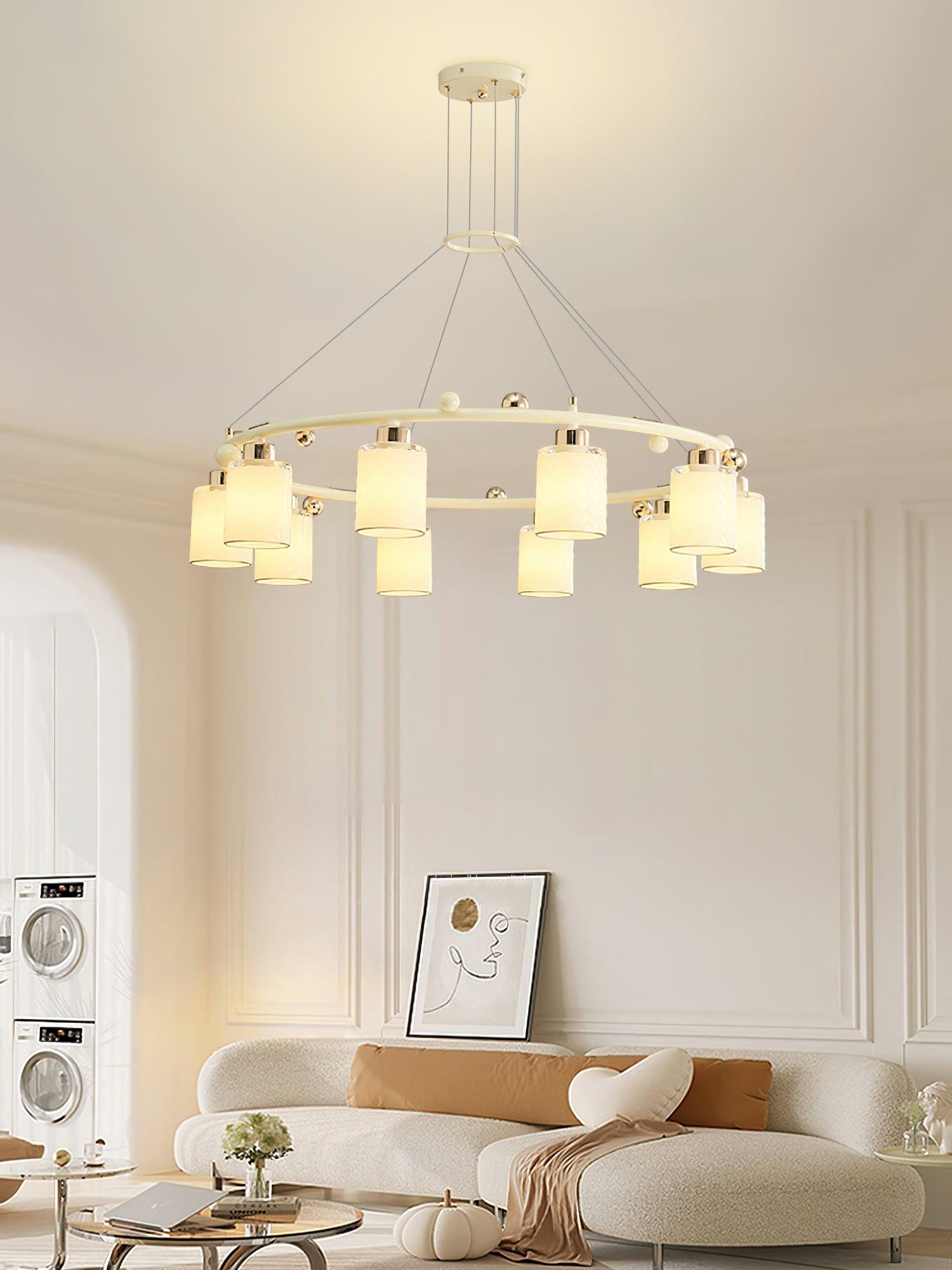 Alsile Style Japandi Verre Lustre - Neutralighting