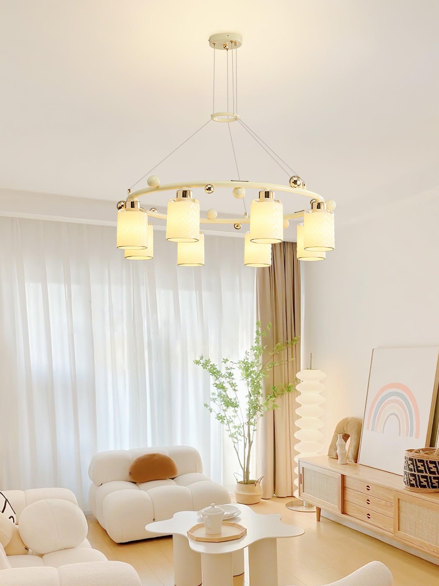 Alsile Style Japandi Verre Lustre - Neutralighting