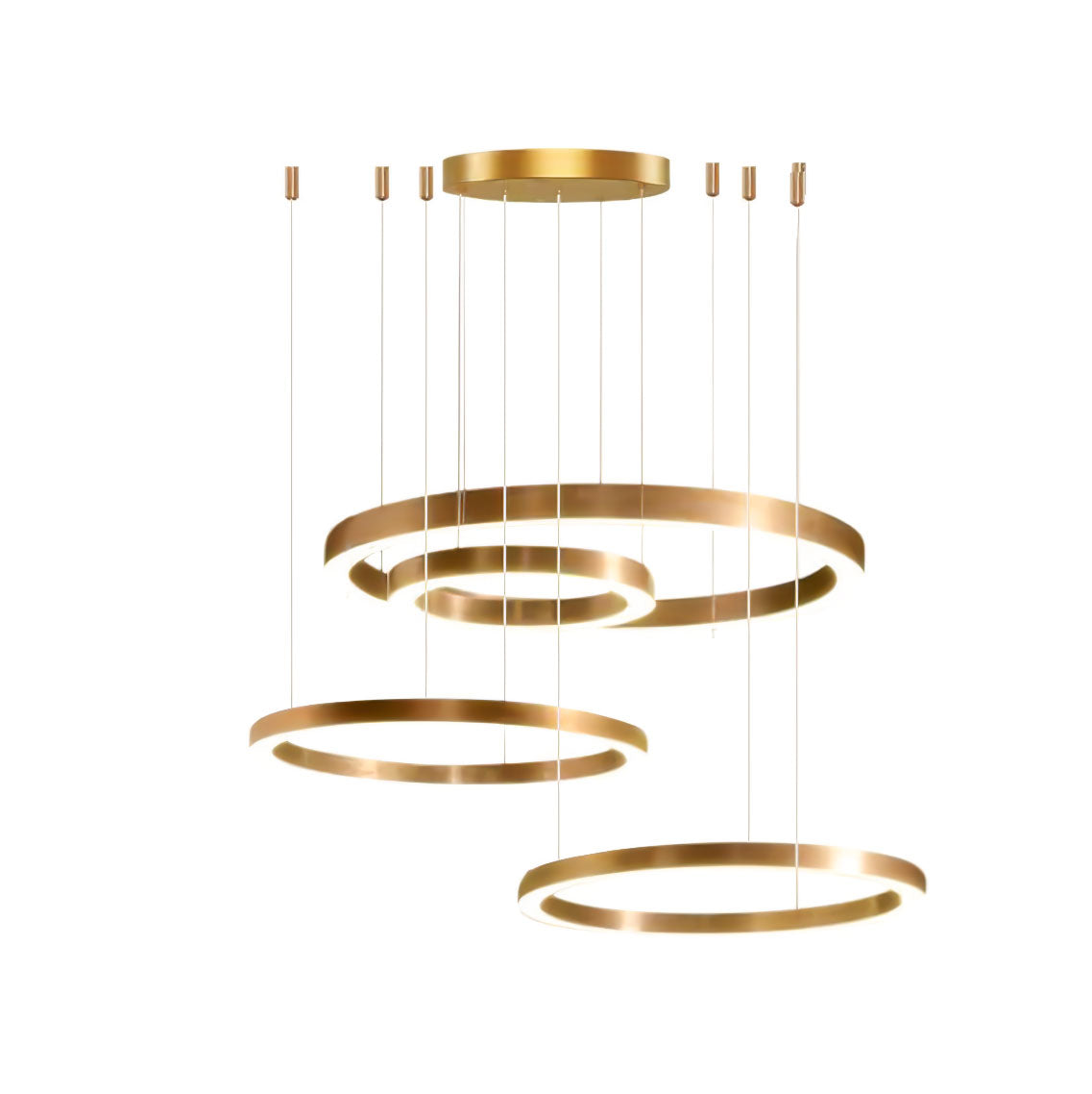 Lustra Lampe Pendante Dorée Moderne - Neutralighting