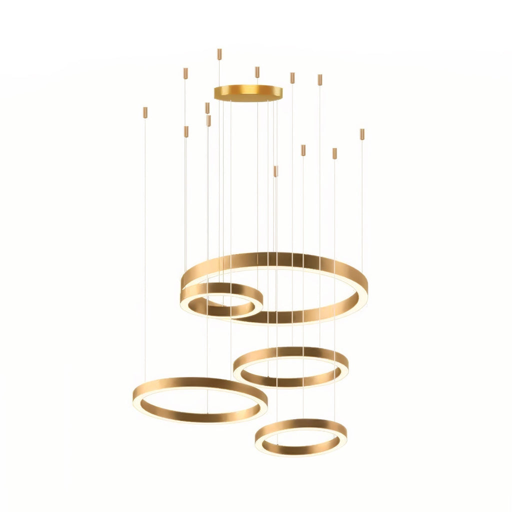 Lustra Lampe Pendante Dorée Moderne - Neutralighting
