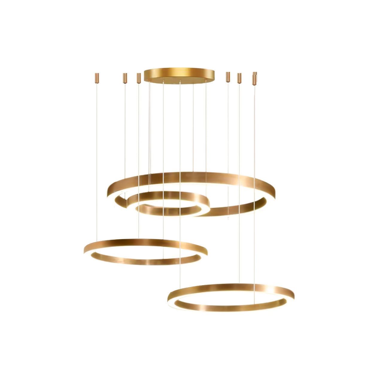 Lustra Lampe Pendante Dorée Moderne - Neutralighting