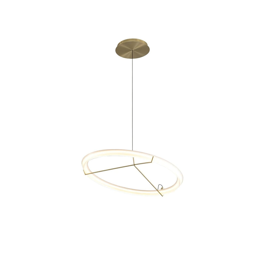 Lustra Lustre Moderne Acier Inoxydable Anneau - Neutralighting