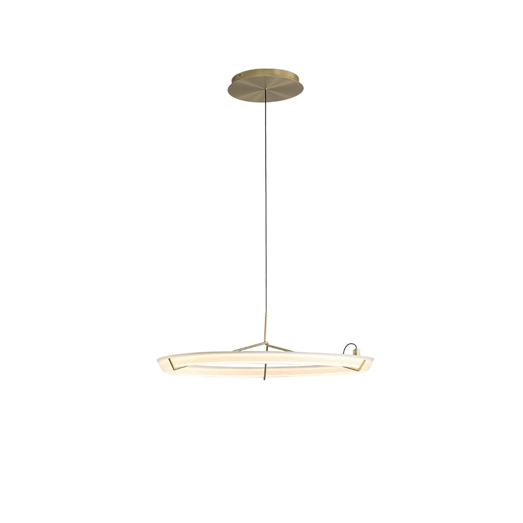 Lustra Lustre Moderne Acier Inoxydable Anneau - Neutralighting