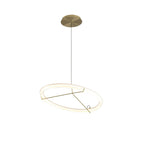 Lustra Lustre Moderne Acier Inoxydable Anneau - Neutralighting