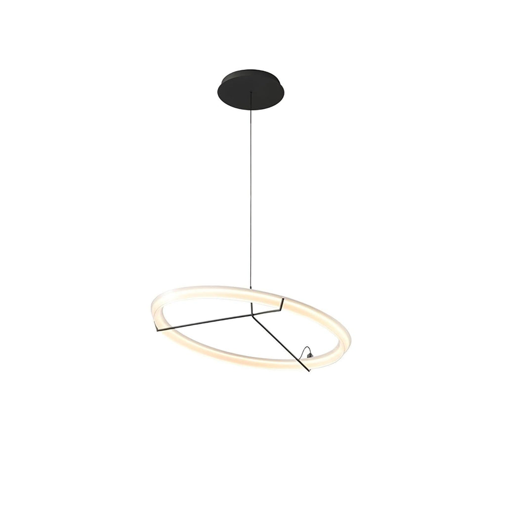 Lustra Lustre Moderne Acier Inoxydable Anneau - Neutralighting