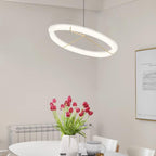 Lustra Lustre Moderne Acier Inoxydable Anneau - Neutralighting