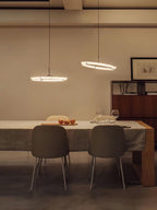 Lustra Lustre Moderne Acier Inoxydable Anneau - Neutralighting