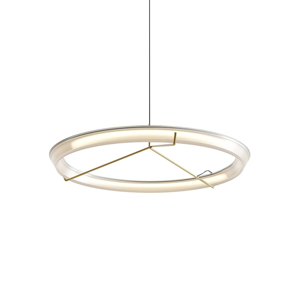 Lustra Lustre Moderne Acier Inoxydable Anneau - Neutralighting