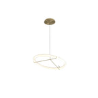 Lustra Lustre Moderne Acier Inoxydable Anneau - Neutralighting