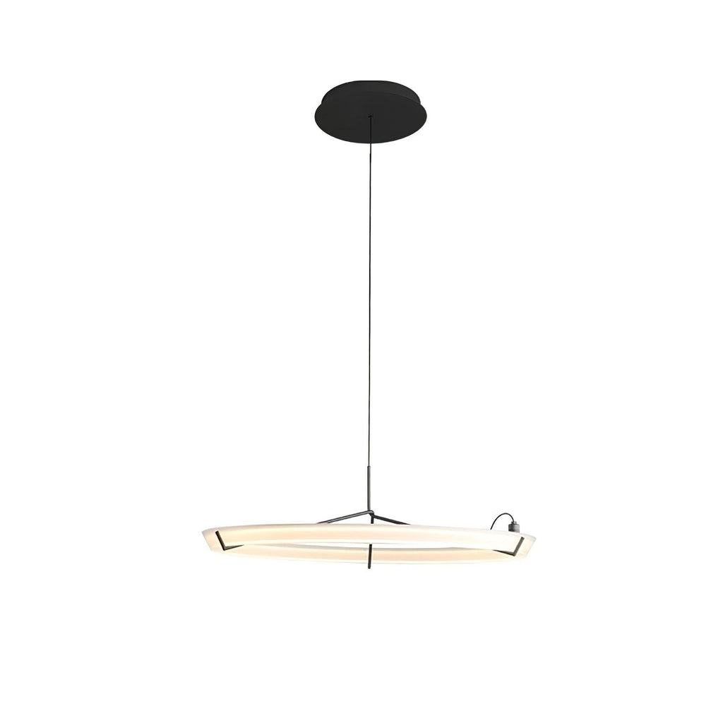Lustra Lustre Moderne Acier Inoxydable Anneau - Neutralighting