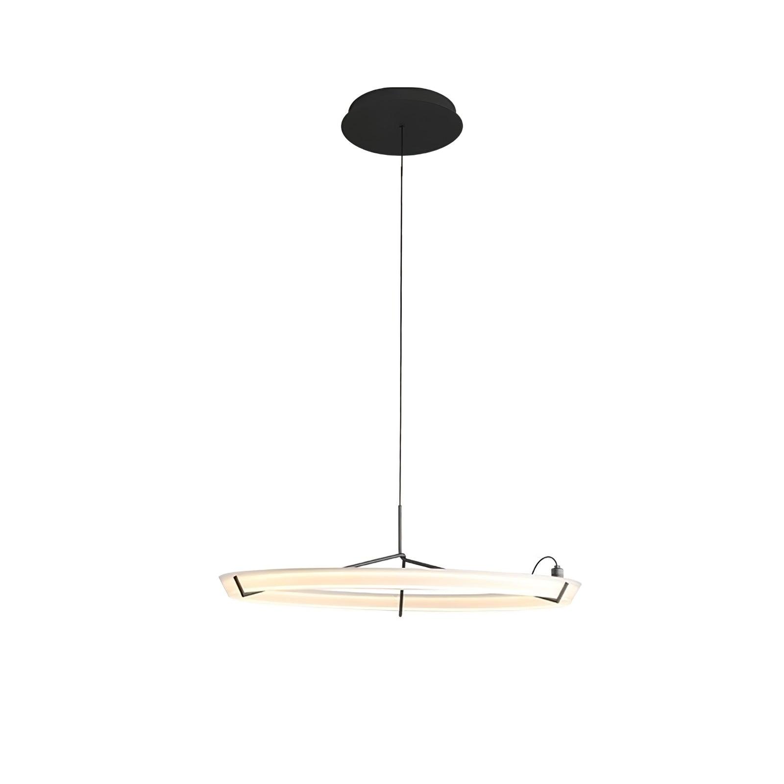 Lustra Lustre Moderne Acier Inoxydable Anneau - Neutralighting