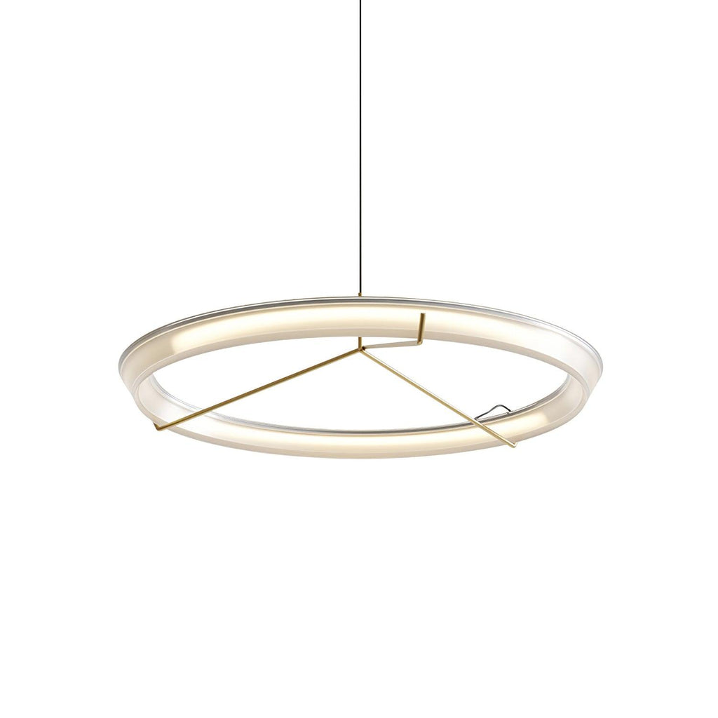 Lustra Lustre Moderne Acier Inoxydable Anneau - Neutralighting