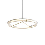 Lustra Lustre Moderne Acier Inoxydable Anneau - Neutralighting
